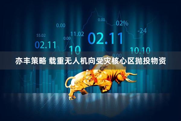 亦丰策略 载重无人机向受灾核心区抛投物资